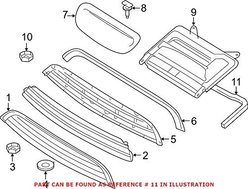 Genuine OEM Hood Scoop Gasket for Mini 51131502776