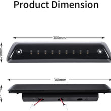 Third Brake Light/Reverse Light Smoked For 2009-2014 Ford F150 Power Saving Waterproof, 1 Year Warranty