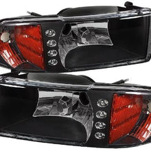 Spyder Auto HD-ZO-DR94-1PC-BK Crystal Headlight