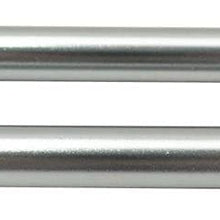 IKON MOTORSPORTS Adjustable Universal Fit Most Vehicles Front Bumper Lip Splitter Diffuser Strut Rod Tie Support Bars 2PCS Gunmetal Sanded