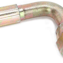 Suuonee Oil Feed Lines Turbo,24in T3/T4 Turbo Oil Feed Line AN4 Port Kit Fit for Toyota/Nissan