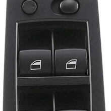 A-Premium Power Window Switch Replacement for BMW E90 E91 E92 E93 325i 2005-2011 335i 2007-2012 Front Left(with Power Folding Mirrors)