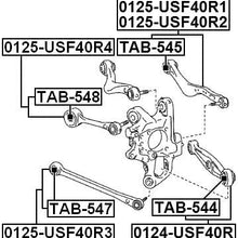 FEBEST TAB-545 Arm Bushing for Rear Rod