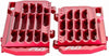Flo Motorsports 122-8086R High Flow Radiator Braces Red