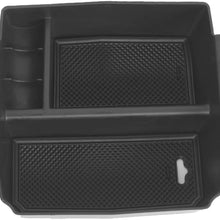 Carrfan Center Console Organizer Tray Armrest Storage Box for Jeep Wrangler JK 2007-2017