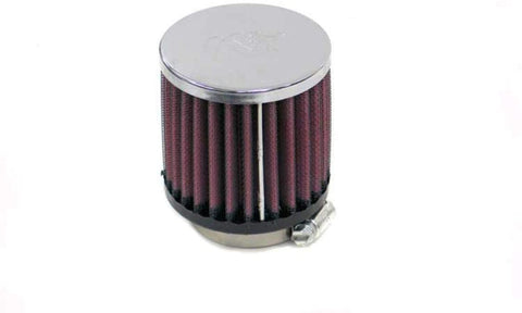 K&N Universal Clamp-On Air Filter: High Performance, Premium, Washable, Replacement Engine Filter: Flange Diameter: 1.6875 In, Filter Height: 3 In, Flange Length: 0.625 In, Shape: Round, RC-1120