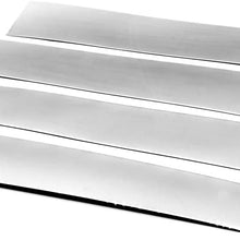 Sizver Polished Stainless Steel Pillar Posts Accent Covers for 2004-2014 F-150 ^Super/SuperCrew Cab^