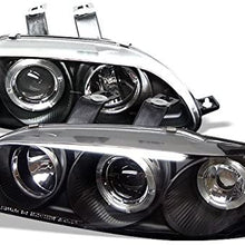 Spyder Auto 5010841 LED Halo Projector Headlights Black/Clear