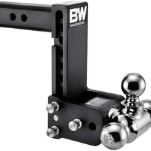 B&W TS10049B Tow and Stow Magnum Receiver Hitch Ball Mount