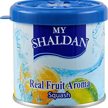 My Shaldan 7 packs Assorted Scent Car Air Freshener (Apple, Lemon, Lime, Mango, Mixed Berry, Orange, Squash Scents)