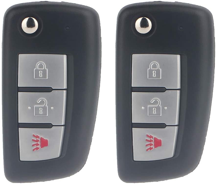 AUTOMUTO 3 Buttons Keyless Key Fob Remote Control Car key Transmitter 2X Replacement fit for Nissan Rogue 14-18  ADP12548301S