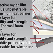 Intro-Tech NS-77A-R Silver w/Sensor Ultimate Reflector Custom Fit Folding Windshield Sunshade for Select Nissan Rogue Models