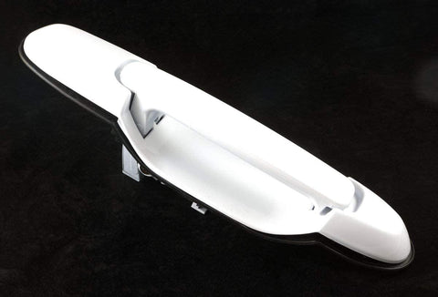 Eynpire 8096 Exterior Outside Outer 040 White Rear Sliding Door Handle For 1998-2003 Toyota Sienna - Left = Right - w/o Keyhole