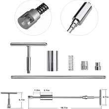 Qiilu Car Dent Repair Tools Dent Lifter Paintless Removal Kit Puller Grip PRO Slide Hammer T-Bar Tool + 18pcs Glue Puller Tabs for Vehicle SUV Car Auto Body Hail Damage Remover