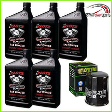 RPM Klotz HiFlo Complete Oil Change Kit Synthetic 20W50 5 Quarts Victory