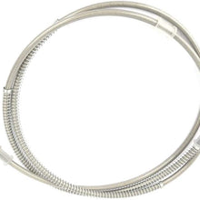 ZENITHKE gray Motorcycle Braided Steel Brake Clutch Oil Hoses Line Pipe (Oil Hose Length 200cm)
