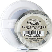 Bath & Body Works Mahogany Teakwood Scentportable Bundle of 4 Refill Discs