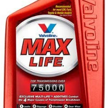 Valvoline VV324 1 Quart MaxLife Full Synthetic Multi-Vehicle Automatic Transmission Fluid, 32 fl. oz (6)