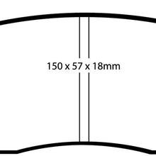 EBC Brakes DP41723R Yellowstuff Street and Track Brake Pad
