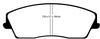 EBC Brakes DP41723R Yellowstuff Street and Track Brake Pad