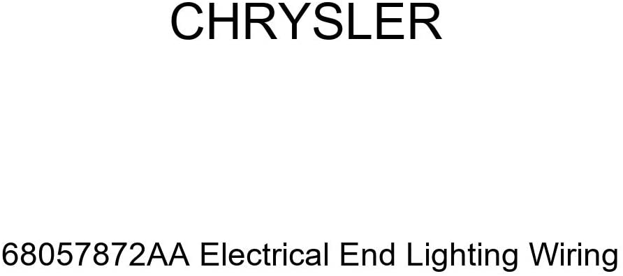 Genuine Chrysler 68057872AA Electrical End Lighting Wiring