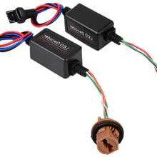 Terisass 2 Pcs 12V LED Decoder Load Resistor LED Decoder T20 7440 7443 LED Decoder Warning Error Canceler