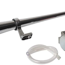Micozy Single Air Horn 12V 150DB Super Loud Chrome Trumpets with Compressors for Car Truck Train Van Boat Universal
