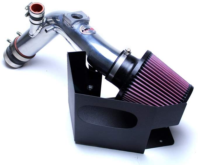 HPS 27-535P Polish Shortram Air Intake Kit with Heat Shield (Cool Short Ram SRI)