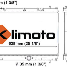 Klimoto Radiator | fits Dodge Neon 2003-2005 SRT-4 Turbocharged 2.4L L4 Manual Transmission Only | KLI2794