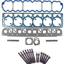 DNJ Head Gasket Set with Head Bolt Kit For 2004-2006 for Jeep Grand Cherokee 4.0L 242cid L6 OHV