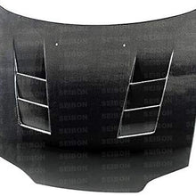 Seibon TS-Style Carbon Fiber Hood for 1992-1995 Honda Civic 2DR/3DR