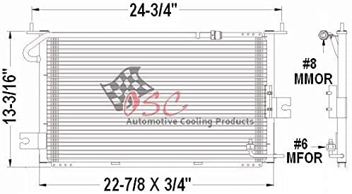 OSC Cooling Products 4991 New Condenser