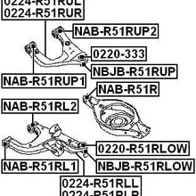 55153Eb30A - Front Arm Bushing (for the Rear Lower Control Arm) For Nissan - ...