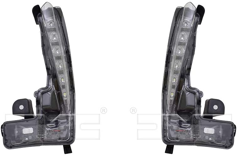 CarLights360: For 2017 2018 Toyota Corolla Daytime Running Light Assembly Driver and Passenger Side CAPA Certified w/Bulbs - Replaces TO2562103 TO2563103 (Vehicle Trim: SE ; XSE)