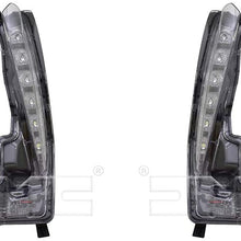 CarLights360: For 2017 2018 Toyota Corolla Daytime Running Light Assembly Driver and Passenger Side CAPA Certified w/Bulbs - Replaces TO2562103 TO2563103 (Vehicle Trim: SE ; XSE)