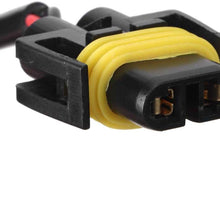 Acouto H8/H9/H11 LED Headlight Decoder Flash Error Eliminator Cancel DC 12V-14V