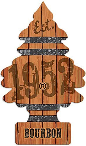 Little Trees Air Fresheners, Bourbon (Pack of 24)