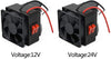 Wavel 12/24 V Heater Fan Replacement Interior Dual Switch Car Heating 200W Defroster Defogger Portable
