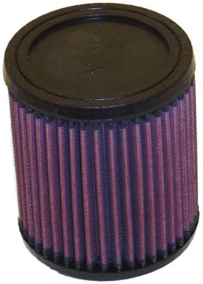 K&N Universal Clamp-On Air Filter: High Performance, Premium, Washable, Replacement Engine Filter: Flange Diameter: 2.4375 In, Filter Height: 5 In, Flange Length: 0.625 In, Shape: Round, RU-0840