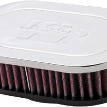 K&N Universal Clamp-On Air Filter: High Performance, Premium, Washable, Replacement Engine Filter: Flange Diameter: 2.75 In, Filter Height: 2 In, Flange Length: 0.625 In, Shape: Oval, RC-2000