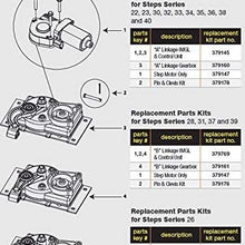 Lippert Components 379769 Kwikee Step Motor Conversion Replacement "B" Integrated Motor/Gear Box Linkage Kit and Control Unit