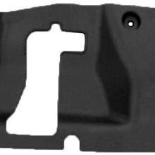 2017-2019 Honda Civic Radiator Support Cover [Sight Shield]; Fits Hatchback Models; Textured-Black; Made Of Pp Plastic Partslink HO1224113