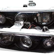 Spyder Auto 5009524 LED Halo Projector Headlights Black/Clear