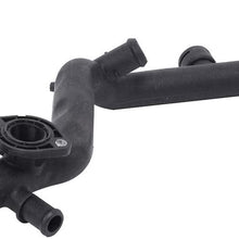 TOPAZ 06E121045E Coolant Radiator Cylinder Head Water Pipe Hose Assembly for Audi A4 A6