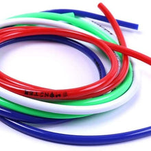 QUAROS Durable 1pc Colorful 1 Meter Motorcycle Petrol Oil Fuel Gasoline Delivery Hose Tube High Temperature Resistant Rubber Fuel Tube - (Color:)