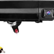 OMOTOR Tailgate Backup Camera for Toyota Tacoma 2005-2015 Black Tailgate Backup Reverse Handle with Camera