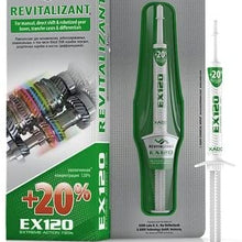 XADO Revitalizant EX120 Conditioner for Automatic Gearbox & CVT Tiptronic Transmission Oil Treatment Additive (Box, Syringe 8 ml) Protectant Fluid - Restore Your ATF Metal Parts from Wear (Automatic)
