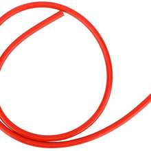 Car Ignition Cable, 8mm Silicone Spark Ignition Cable Wire Car Auto Accessory Replacements Part 1 Meter (Red)