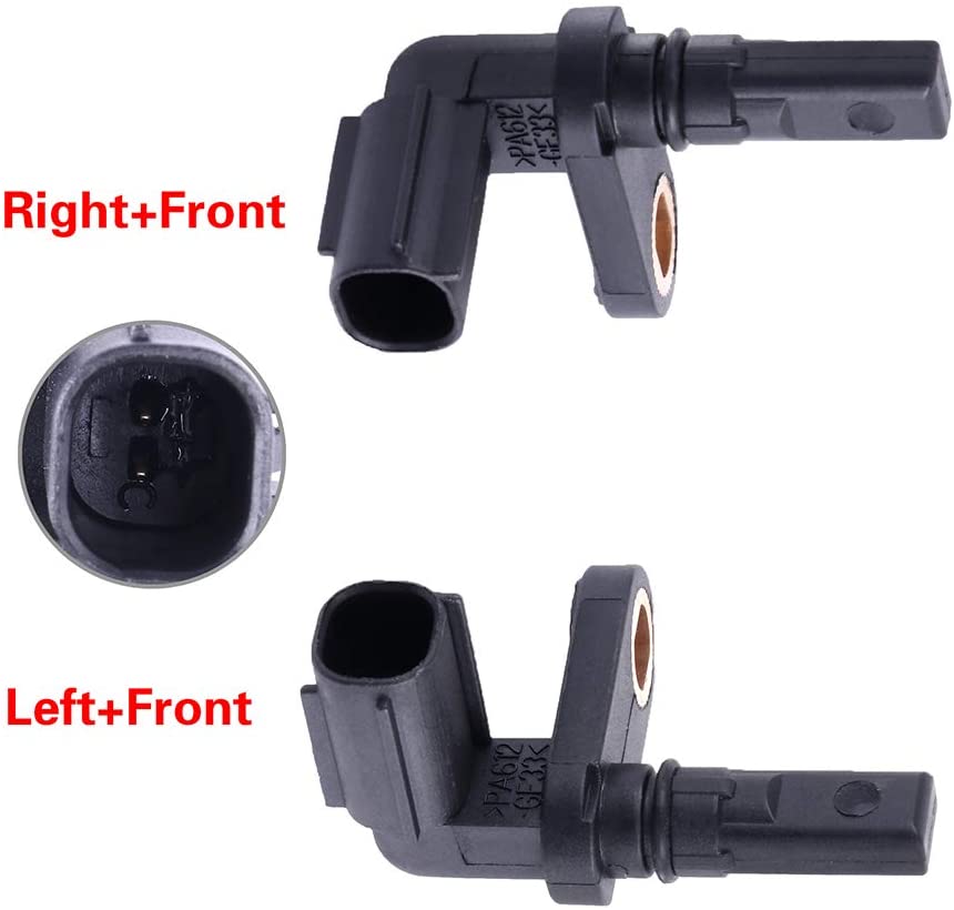 SCITOO 2 pcs Front Left Right ABS Wheel Speed Sensors Fit for 2008 2009 2010 2011 2012 2013 2014 Toyota Sequoia,2007 2008 2009 2010 2011 2012 2013 2014 Toyota Tundra ALS1790 ALS1791
