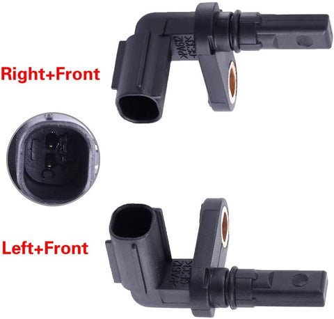 SCITOO 2 pcs Front Left Right ABS Wheel Speed Sensors Fit for 2008 2009 2010 2011 2012 2013 2014 Toyota Sequoia,2007 2008 2009 2010 2011 2012 2013 2014 Toyota Tundra ALS1790 ALS1791